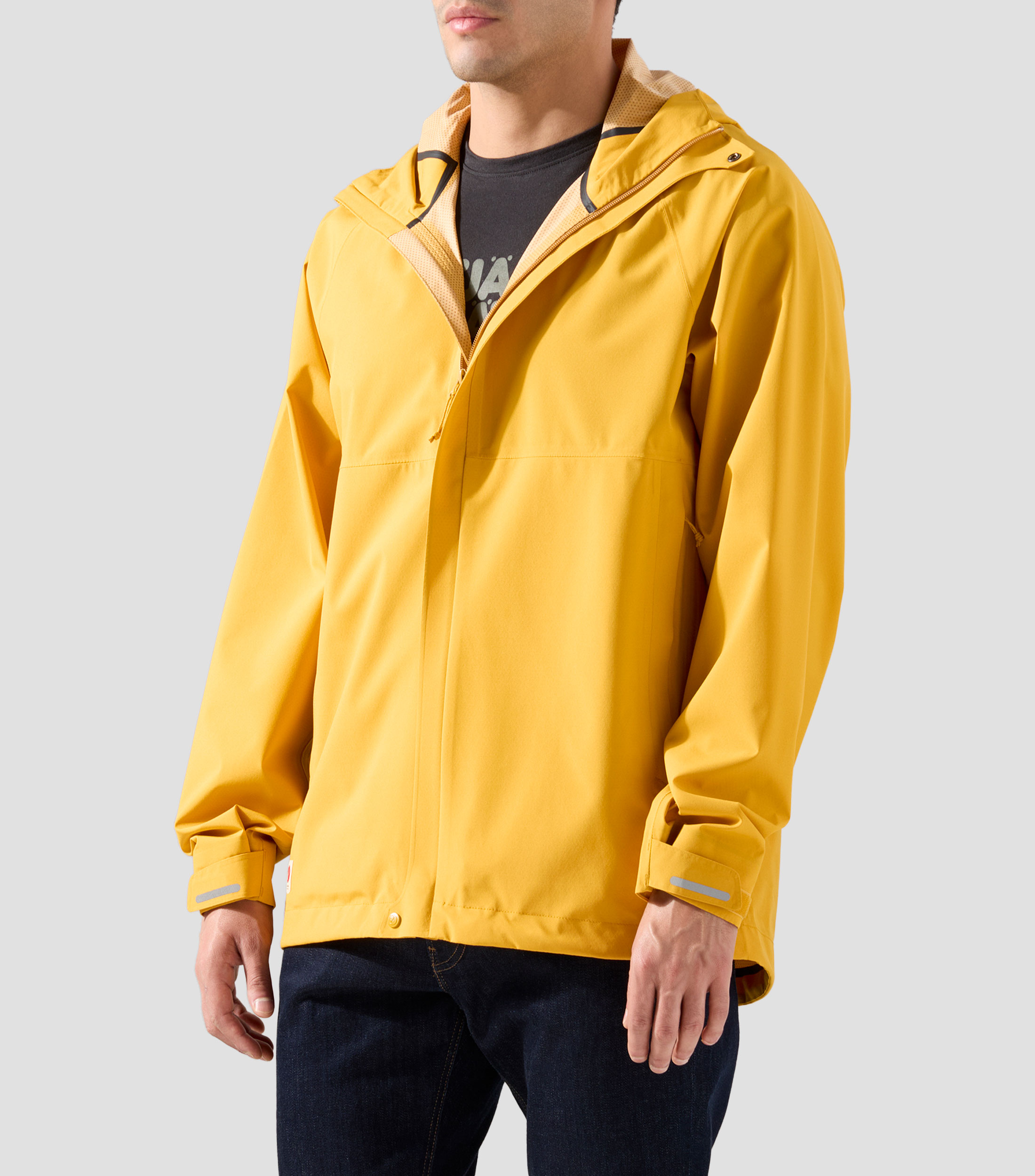 Chamarra impermeable con capucha Hombre